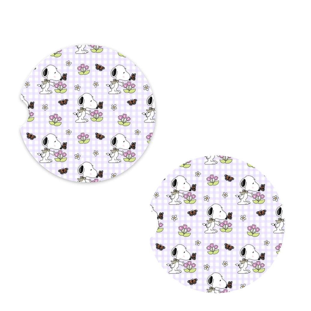 Snoopy Car Coaster Set