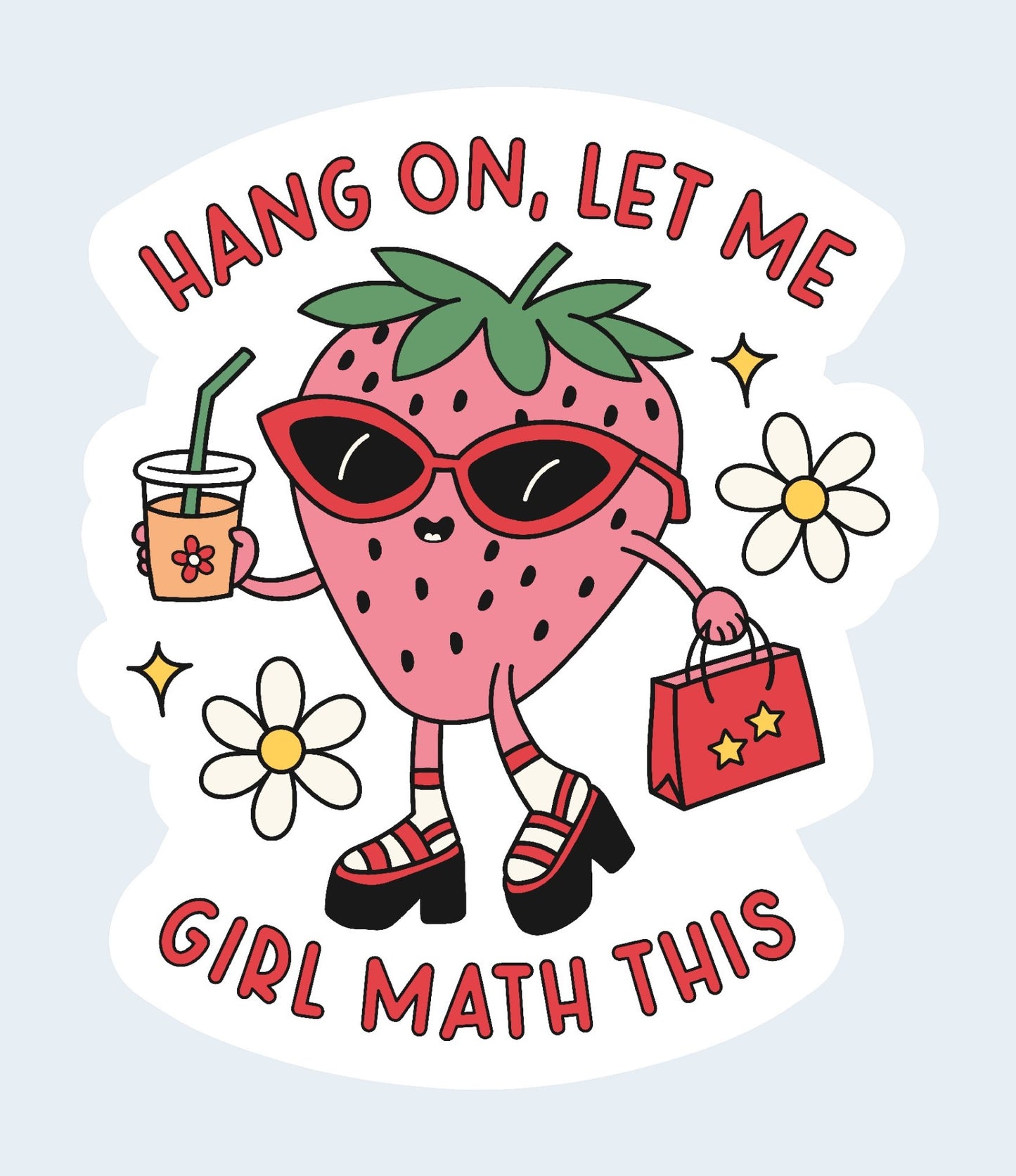 Girl Math Sticker