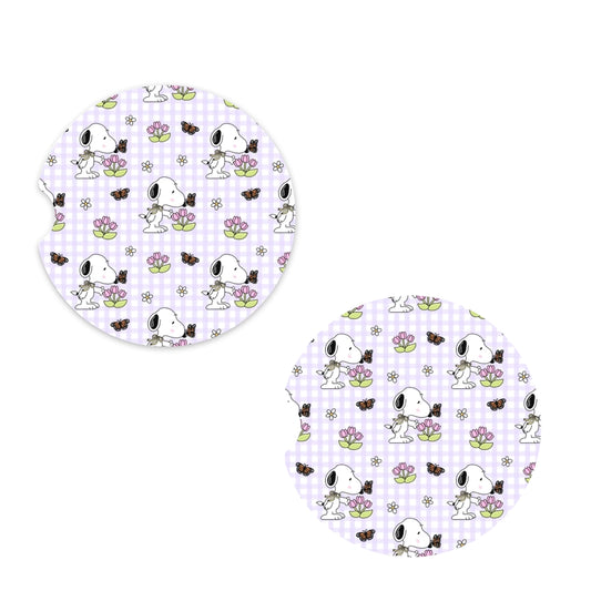 Snoopy Car Coaster Set