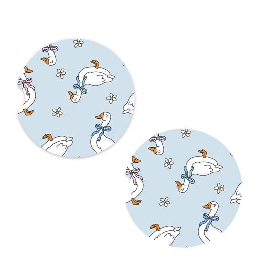 Silly Goose Car Coaster Set