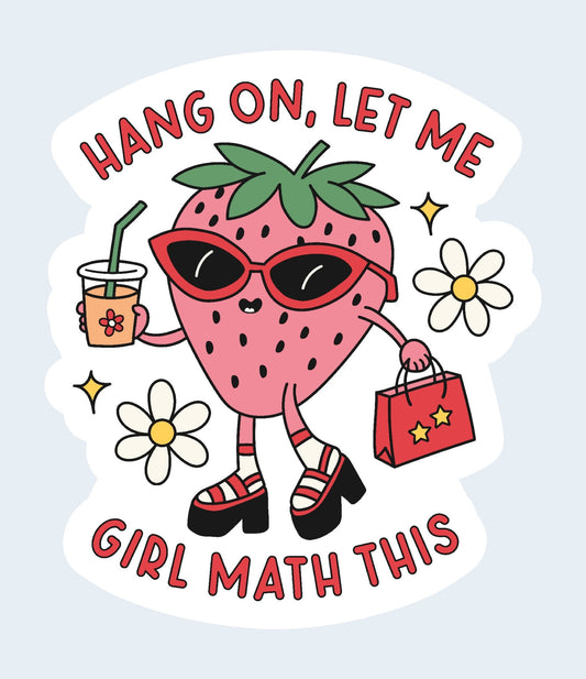 Girl Math Sticker