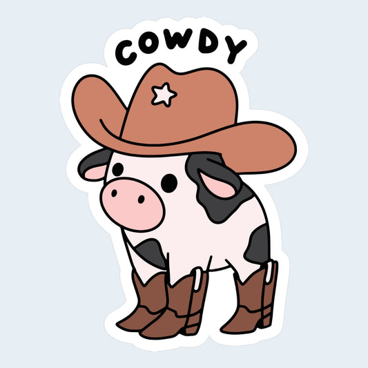 Cowdy Sticker