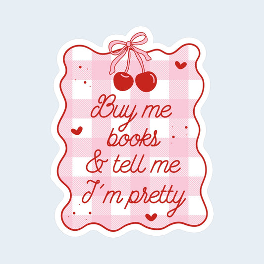 Buy Me Books Sticker