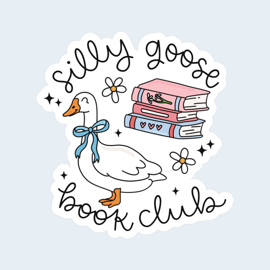 Silly Goose Book Club Sticker