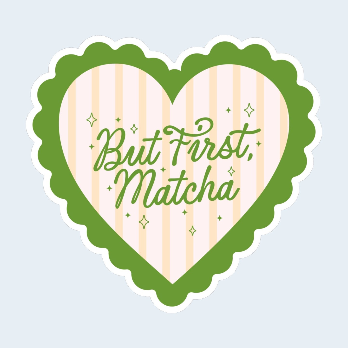 But First Matcha Sticker